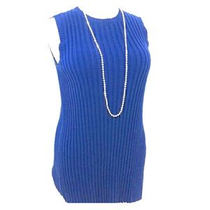 Lima Sleeveless Tunic Sweater. NWOT